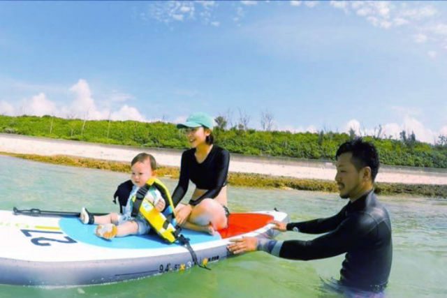 ファミリー限定のSUP(サップ)体験で沖縄の海を堪能しよう！ブルースカイリゾート(Blue Sky Resort)